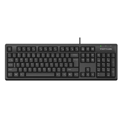 A4Tech FK12 Fstyler | USB Wired Keyboard, Slim Design, Spill-Resistant, Quiet Typing
