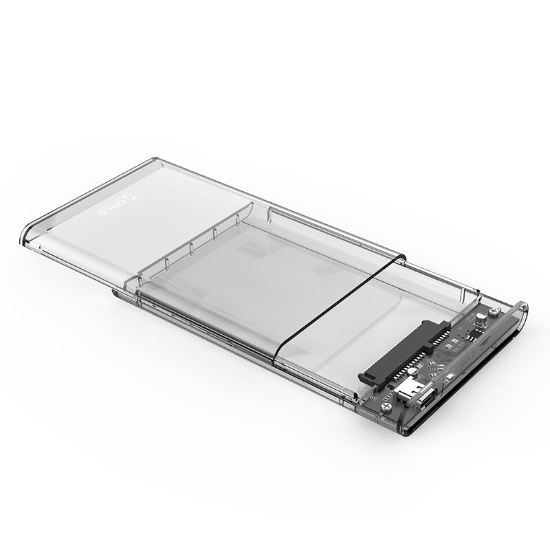 ORICO 2139U3-CR | 2.5 Inch Crystal Transparent USB 3.0 Hard Drive Enclosure | Up to 5Gbps