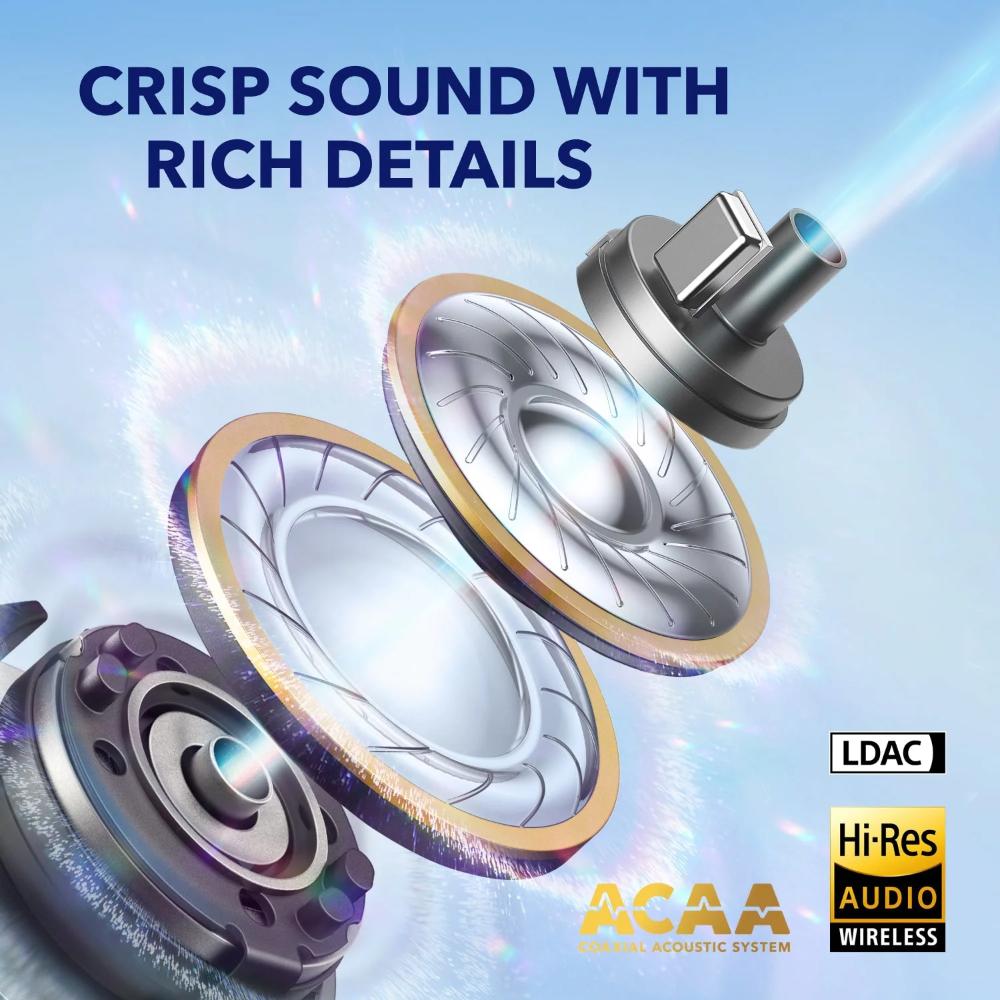 Soundcore by Anker Liberty 4 A3953 | Premium True Wireless Earbuds with Spatial Audio & Adaptive ANC