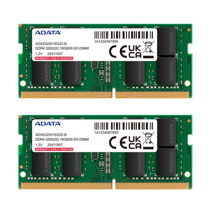 ADATA Premier DDR4 3200 SO-DIMM | Laptop Memory RAM | 8GB / 16GB / 24GB / 32GB | 1.2V