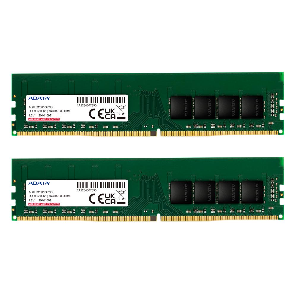 ADATA Premier DDR4 3200 U-DIMM | Desktop Memory RAM | 8GB / 16GB / 32GB | CL22 | 1.2V