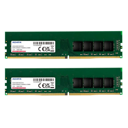 ADATA Premier DDR4 3200 U-DIMM | Desktop Memory RAM | 8GB / 16GB / 32GB | CL22 | 1.2V