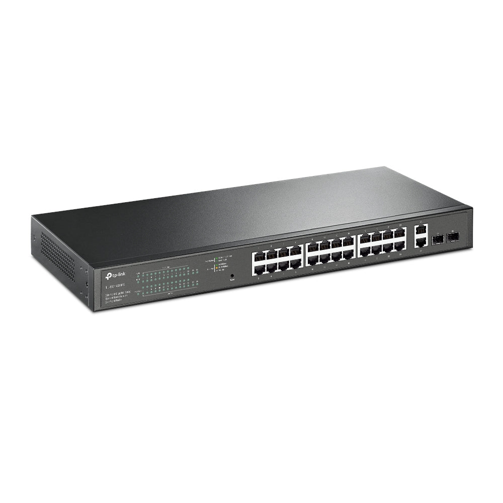 TP-Link TL-SG1428PE 28-Port Gigabit Easy Smart Switch with 24-Port PoE+ | High-Density PoE+, Smart Traffic Control, and Surveillance-Ready Reliability