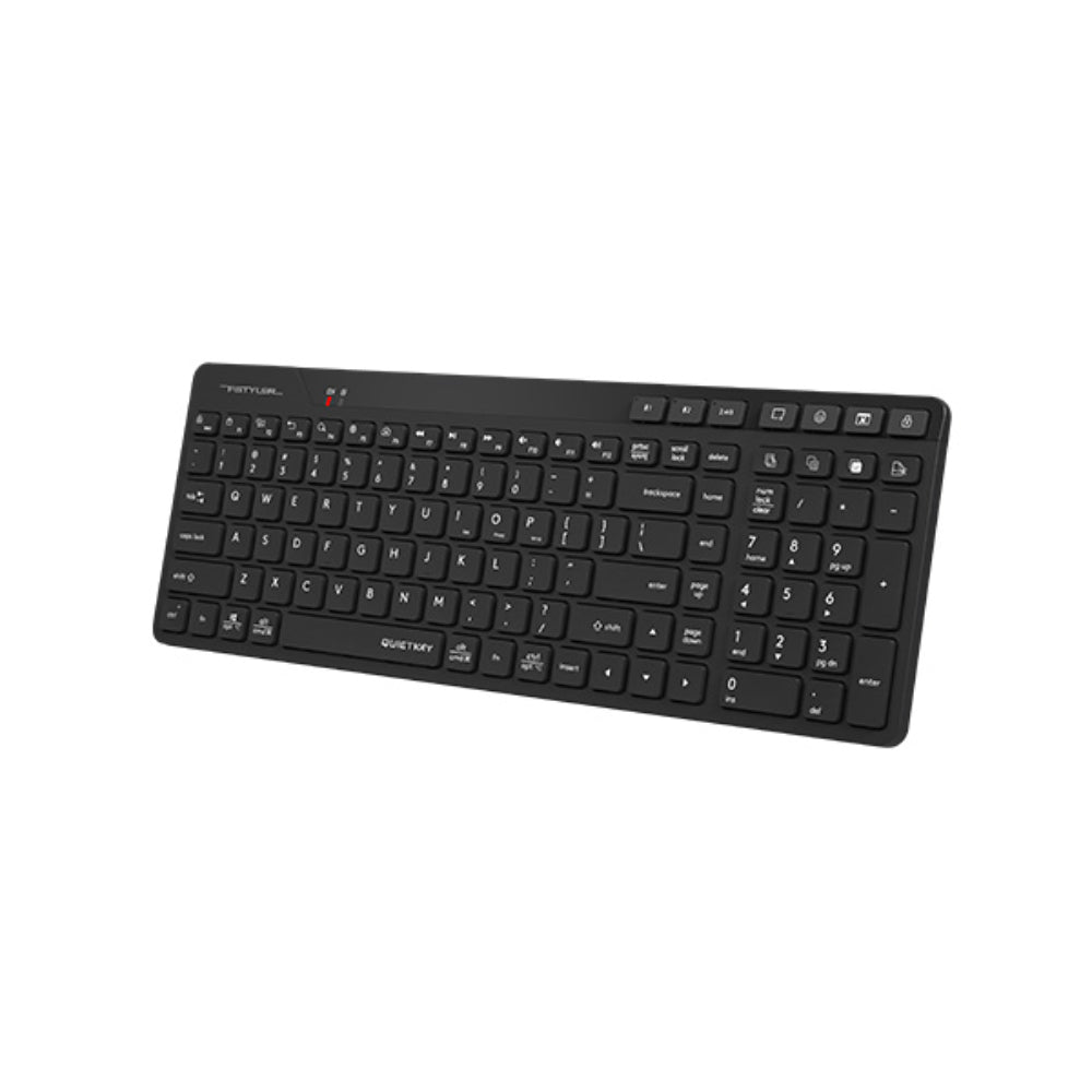 A4Tech FBK27C AS Fstyler | Dual Mode Wireless Keyboard, Bluetooth + 2.4G, Rechargeable, Compact Design