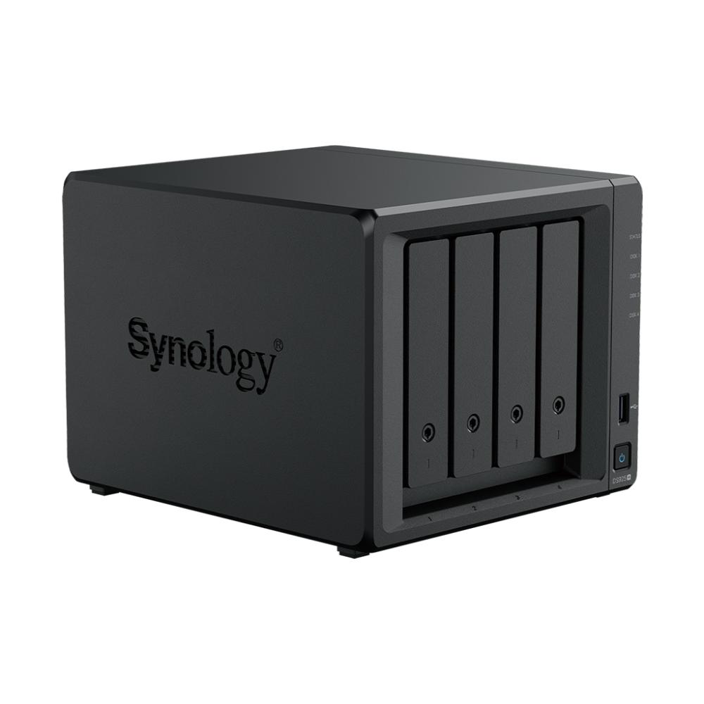 Synology DiskStation DS925+ | 4-Bay NAS Storage Server | 2.5GbE | NVMe Cache | Expandable to 180TB