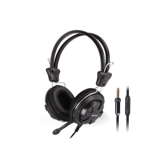 A4Tech HS-28i | 3.5mm Wired Stereo Headset, Noise-Canceling Mic, Lightweight Design