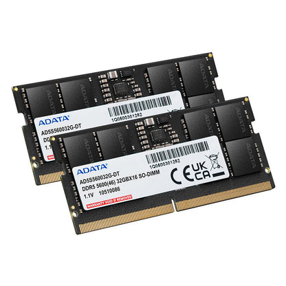 ADATA DDR5 5600 SO-DIMM | Laptop Memory RAM | 8GB / 16GB / 32GB | 1.1V
