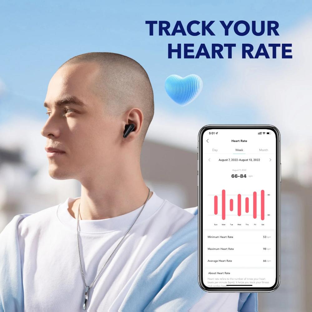 Soundcore by Anker Liberty 4 A3953 | Premium True Wireless Earbuds with Spatial Audio & Adaptive ANC