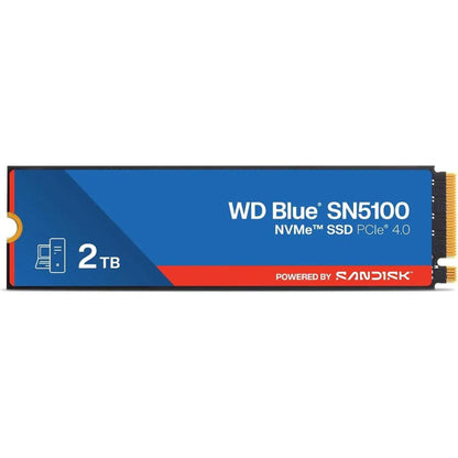 WD Blue SN5100 NVMe™ SSD | PCIe Gen 4.0 | Up to 7100MB/s | M.2 2280 | 500GB / 1TB / 2TB / 4TB