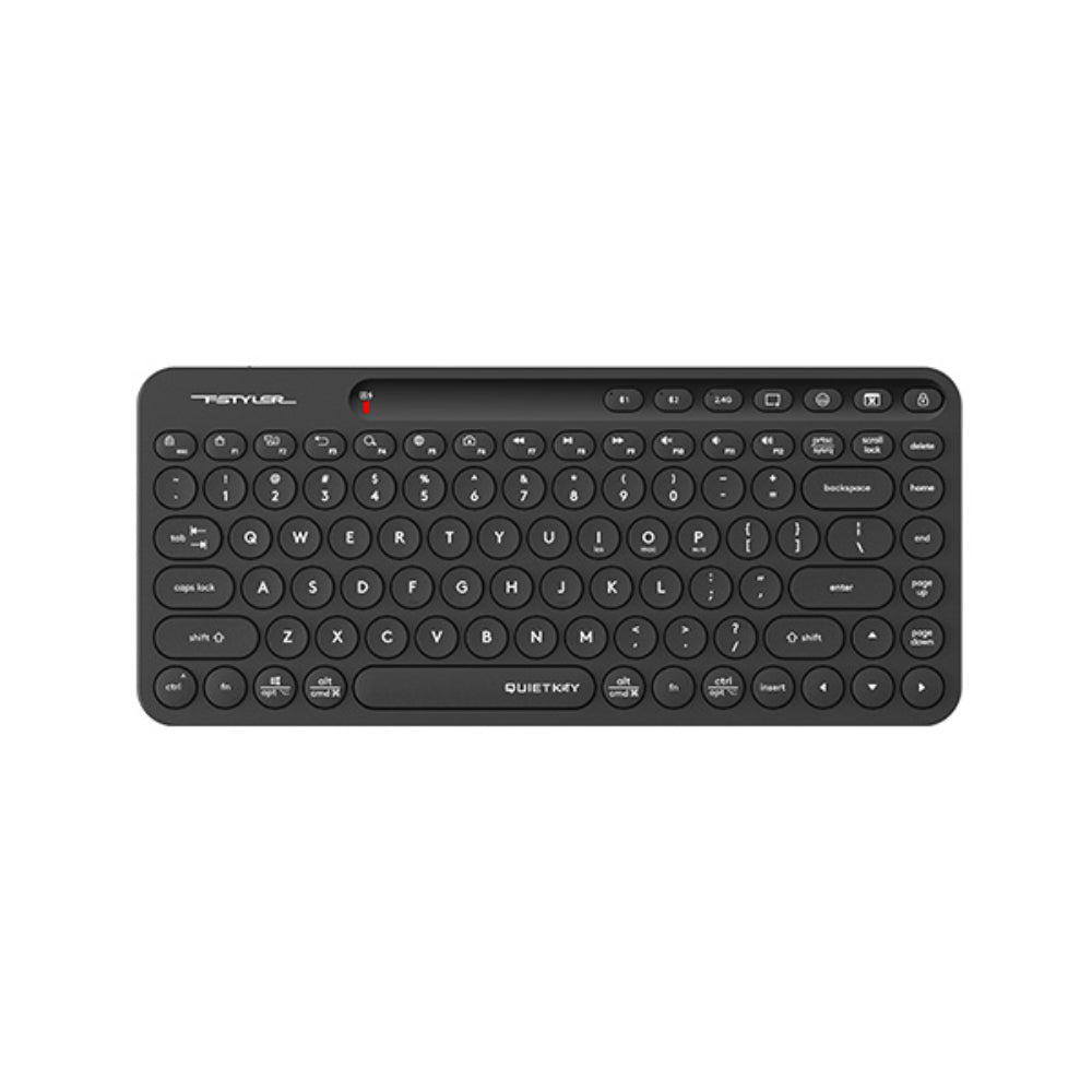 A4Tech FBK36C AS Fstyler | Dual Mode Wireless Keyboard, Bluetooth + 2.4G, Rechargeable, Slim
