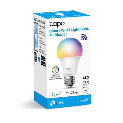 TP-Link Tapo L530E Smart Wi-Fi Light Bulb | Multicolor | 806 Lumens | Voice Control