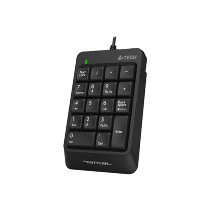 A4Tech FK13P Fstyler | USB Wired Keyboard, Slim Design, Spill-Resistant, Multimedia Keys