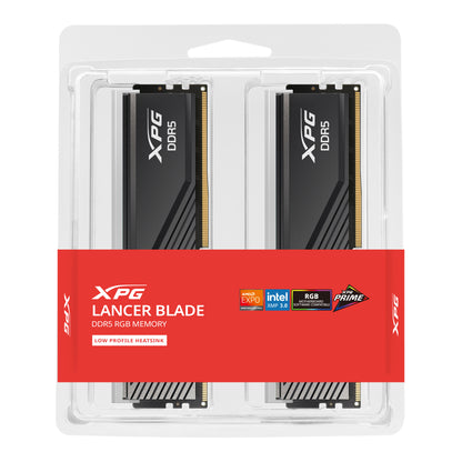 XPG 64GB DDR5 RAM 6000MHz LANCER BLADE DESKTOP RGB ( Dual Pack 32 x 2 ) | CL 30-40-40 | High-Capacity Power Meets Compact Elegance