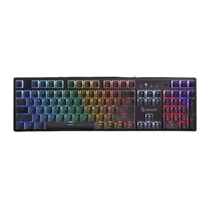 Bloody S520N Mechanical Gaming Keyboard | BLMS Red Switch, Hot-Swappable, Neon Backlit, USB, US Layout