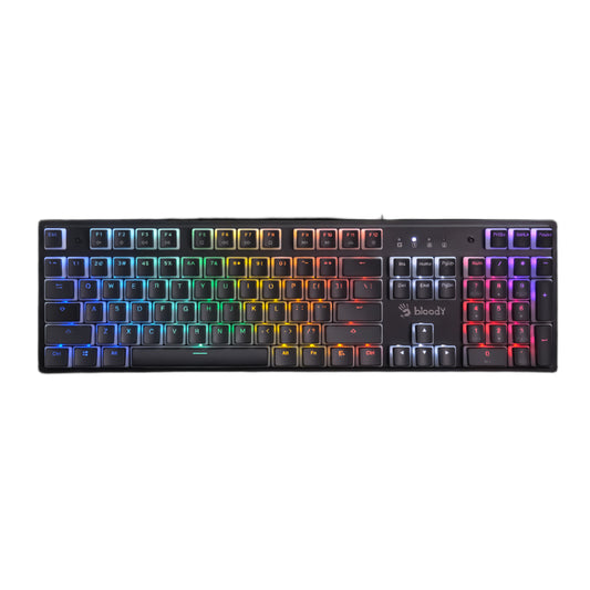 Bloody S520N Mechanical Gaming Keyboard | BLMS Red Switch, Hot-Swappable, Neon Backlit, USB, US Layout