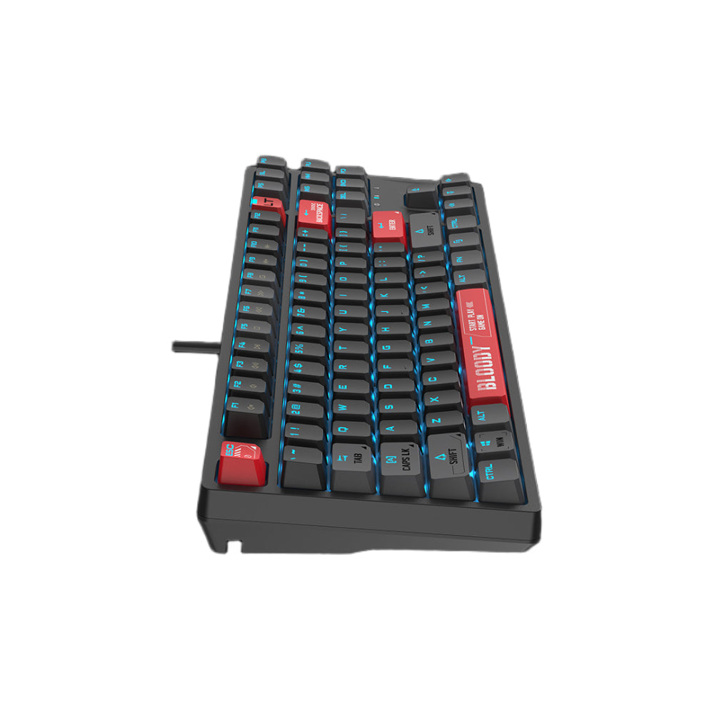 Bloody AT87 Alpha Optical Mechanical Keyboard | TKL 87 Keys, Light Strike Optical Switch, RGB, USB, Bloody Red, US Layout