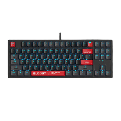 Bloody AT87 Alpha Optical Mechanical Keyboard | TKL 87 Keys, Light Strike Optical Switch, RGB, USB, Bloody Red, US Layout