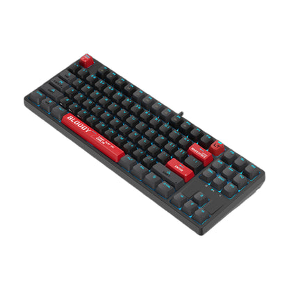 Bloody AT87 Alpha Optical Mechanical Keyboard | TKL 87 Keys, Light Strike Optical Switch, RGB, USB, Bloody Red, US Layout