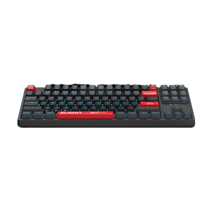 Bloody AT87 Alpha Optical Mechanical Keyboard | TKL 87 Keys, Light Strike Optical Switch, RGB, USB, Bloody Red, US Layout