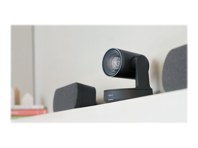 Logitech RALLY PLUS Premier modular video conferencing system for large and extra large rooms.