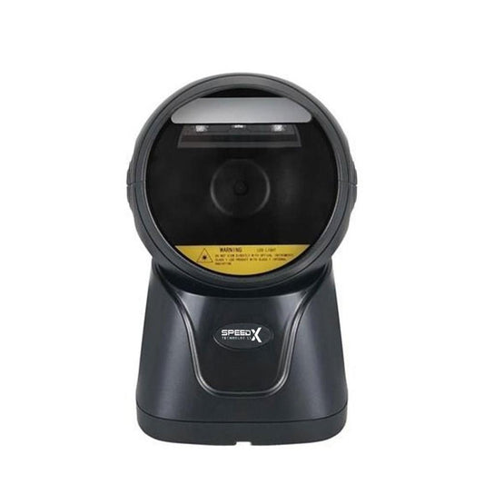 Speed-X SX-9500 2D Desktop Barcode Scanner | Hands-Free Presentation Scanner | USB & RS232 | 1D & 2D QR Code Scanner
