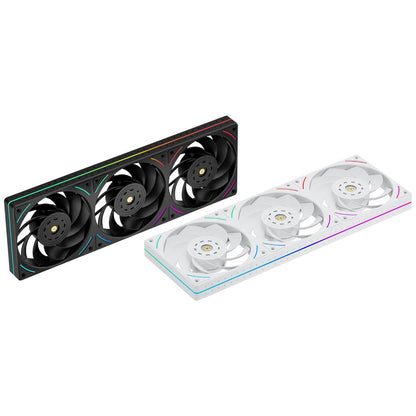 Thermalright TL-UB36R 360mm ARGB Case Fan Black & White | 3× 120mm Fan Design | 2150RPM | 69×3 CFM | 5V ARGB | PWM | S-FDB V2