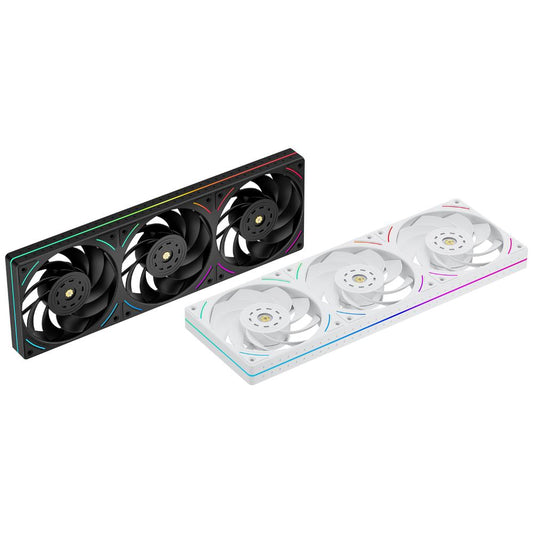 Thermalright TL-UB36R 360mm ARGB Case Fan Black & White | 3× 120mm Fan Design | 2150RPM | 69×3 CFM | 5V ARGB | PWM | S-FDB V2