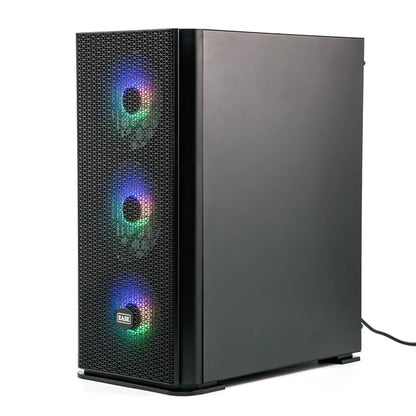 EASE EC144B Tempered Glass Gaming Case | Spacious Design with Superior Airflow