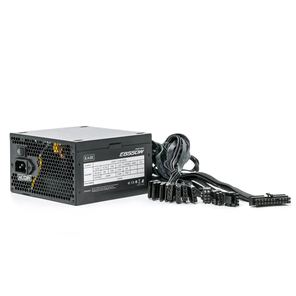 EASE EB550 550W 80 Plus Bronze Power Supply | Stable, Efficient, and Reliable Power for Modern PCs