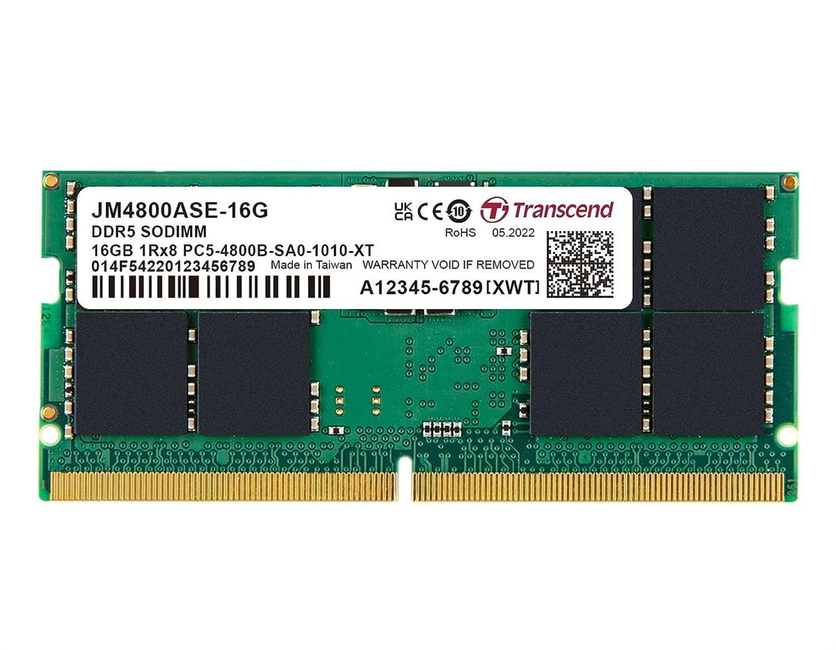 Transcend 16GB DDR5 4800MHz SO-DIMM Ram