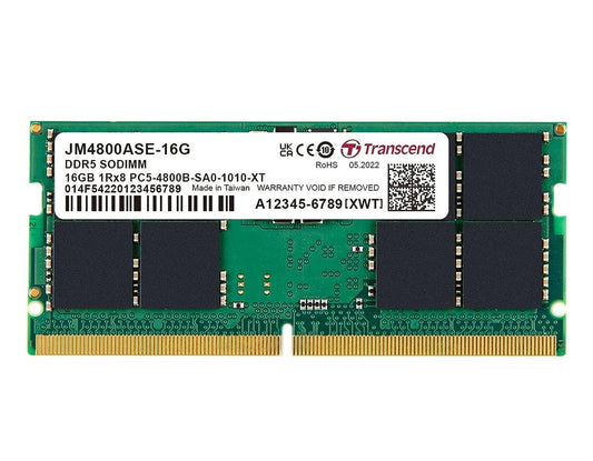 Transcend 16GB DDR5 4800MHz SO-DIMM Ram