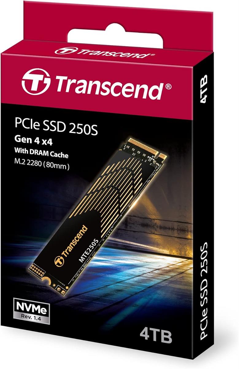 Transcend MTE250S | NVMe M.2 2280 SSD | 4TB – MUSTAFA COMPUTERS