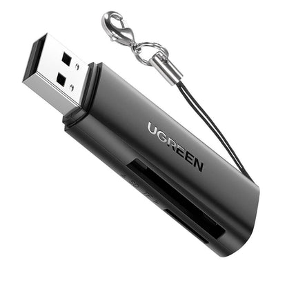 UGREEN 60722 | USB 3.0 Multi-Function Card Reader | SD / MicroSD / CF / MS | 5Gbps High-Speed Transfer | Plug & Play | For Laptop, PC, MacBook, Camera, Android Devices