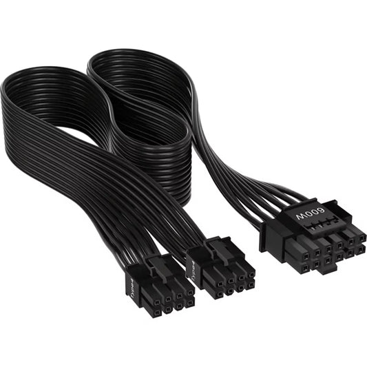 Corsair 600W PCIe 5.0 12VHPWR Power Cable | Type-4 PSU Cable for NVIDIA 4000 Series GPUs (CP-8920284)