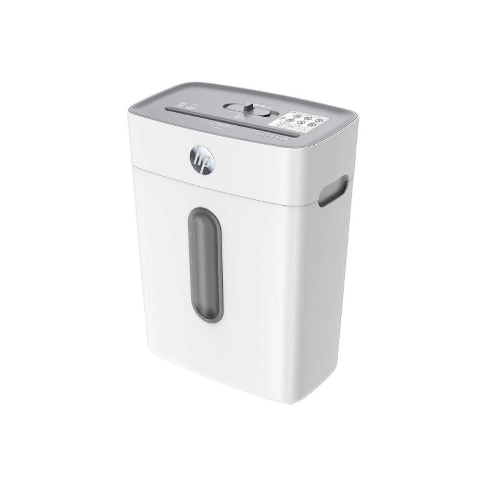 HP W1508CC Cross Cut Paper Shredder | 8-Sheet Capacity | P-4 Security | 15L Bin | Auto Reverse | 200W Motor