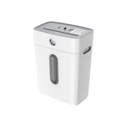 HP W1508CC Cross Cut Paper Shredder | 8-Sheet Capacity | P-4 Security | 15L Bin | Auto Reverse | 200W Motor