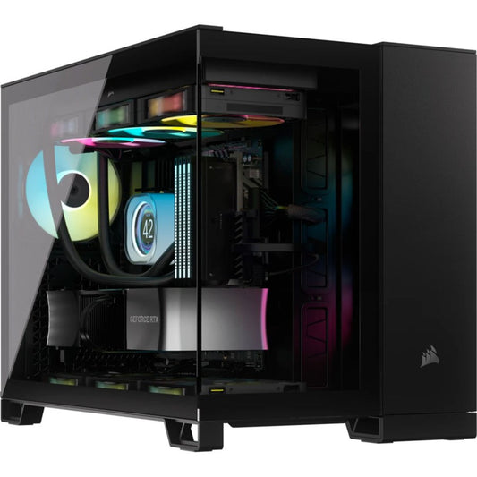 CORSAIR 2500X Mid-Tower Dual Chamber PC Case | Clean Dual-Chamber Design | Superior Cooling