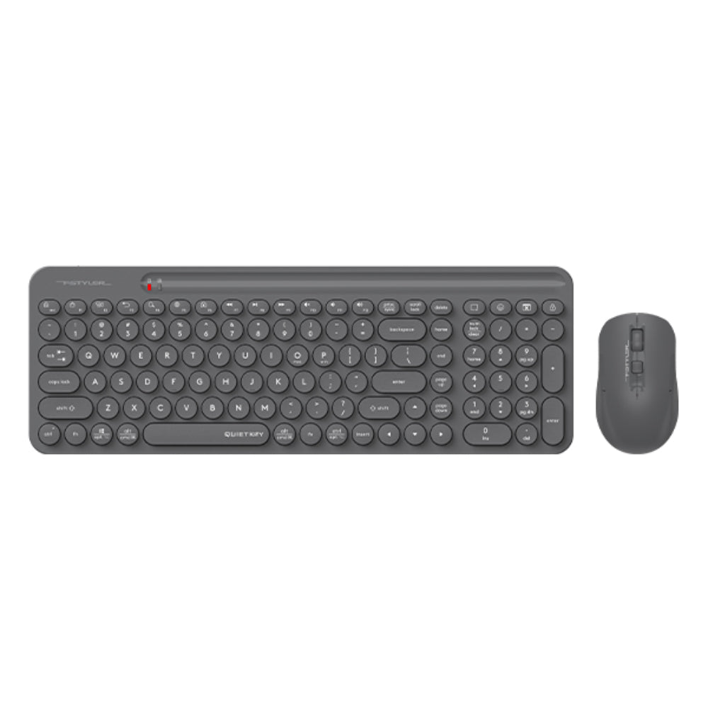 A4Tech FG3300 Air2 Fstyler | 2.4G Wireless Keyboard & Mouse Combo, Silent Click, Ergonomic Design