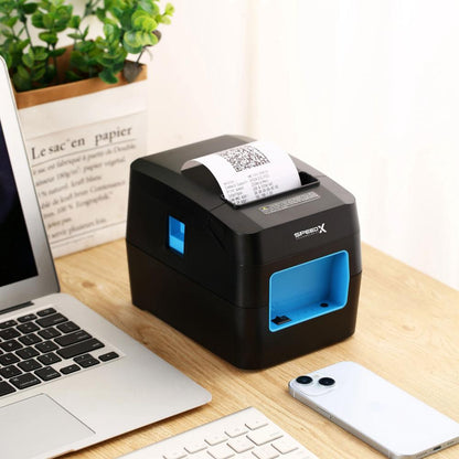 Speed-X SP-90A Thermal Receipt Printer | 80mm | USB + Wi-Fi + Bluetooth | High-Speed POS Printer