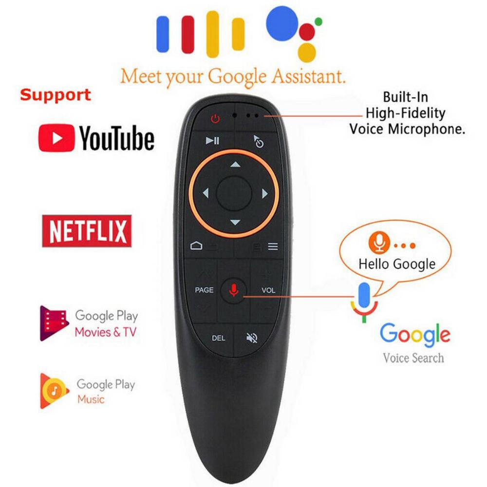 Air Mouse G10S with Voice Control | 2.4GHz Wireless Air Mouse & Remote for Android, Smart TV, and PC