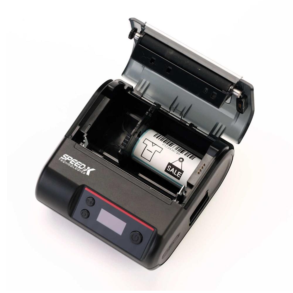 Speed-X SP-L610BT | Portable Thermal Printer (2-in-1 Label & Receipt Printing) | USB & Bluetooth Connectivity | 203 DPI | 70mm/s