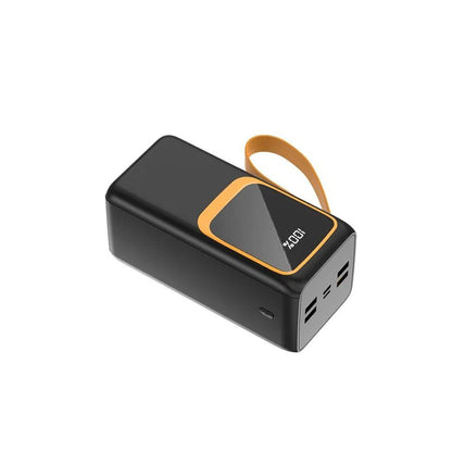 ASPOR A350 Power Bank | 50000mAh | 22.5W Fast Charge | 7 Outputs | LED Display & Flashlight | Black