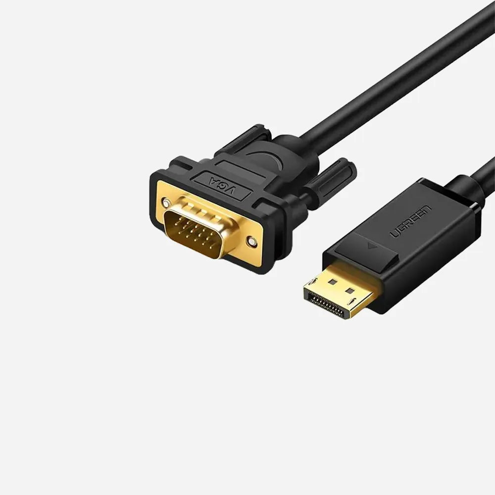 Ugreen 10247 DisplayPort to VGA Cable (1.5m, Black) | Professional Video Adapter