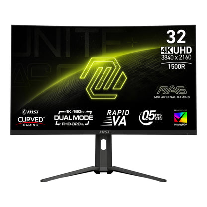 MSI MAG 321CUPDF | 31.5” UHD 160Hz Curved Gaming Monitor | Precision and Power for Next-Gen Gameplay