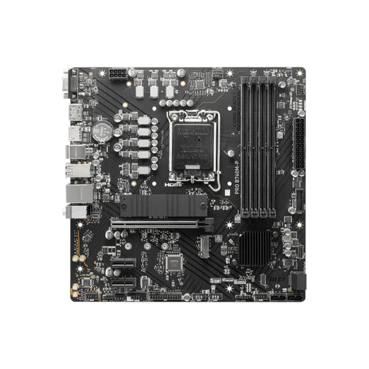 MSI PRO B760M-P DDR5 mATX Motherboard | Power, Efficiency & Next-Gen Memory Support