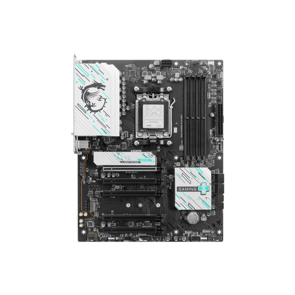 MSI B850 GAMING PLUS WIFI ATX Motherboard | AMD B850 Chipset, AM5 Socket, DDR5 Support, PCIe 5.0, Wi-Fi 7, and Bluetooth 5.4