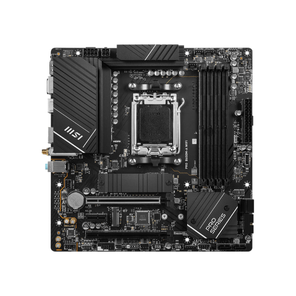 MSI PRO B650M-A WIFI | High-Performance AM5 Motherboard with DDR5 &amp; Wi-Fi 6E