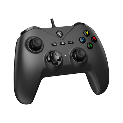 MSI FORCE GC200 Wired Gaming Controller | Black & White | Magnetic Hall-Effect Triggers, Analog Thumbsticks, Haptic Feedback, and USB 3.0 Interface