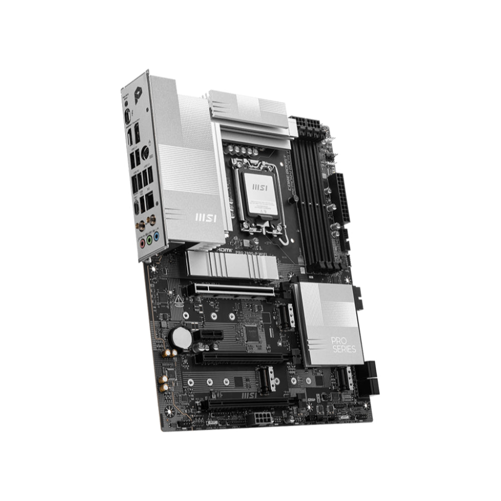 MSI PRO Z890-P WIFI | ATX Motherboard with Intel Z890 Chipset, LGA 1851 Socket, DDR5 Support, PCIe 5.0, Thunderbolt 4, Wi-Fi 7, and Bluetooth 5.4