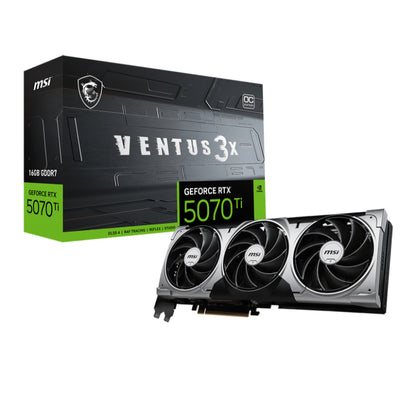 MSI GeForce RTX 5070 VENTUS 2X 12G OC | Next-Gen Performance with Dual Fan Cooling